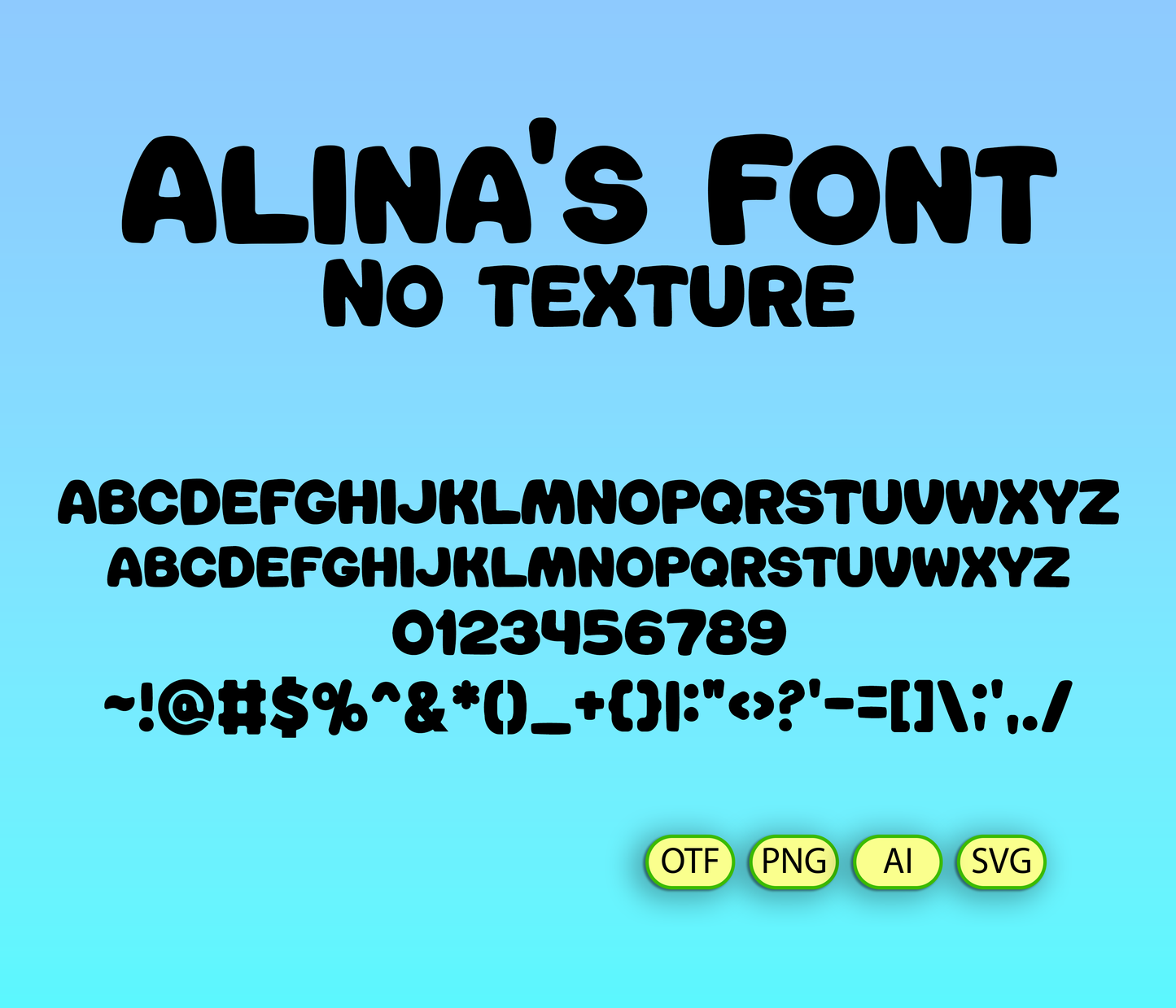 Dinosaur Color Font Textured