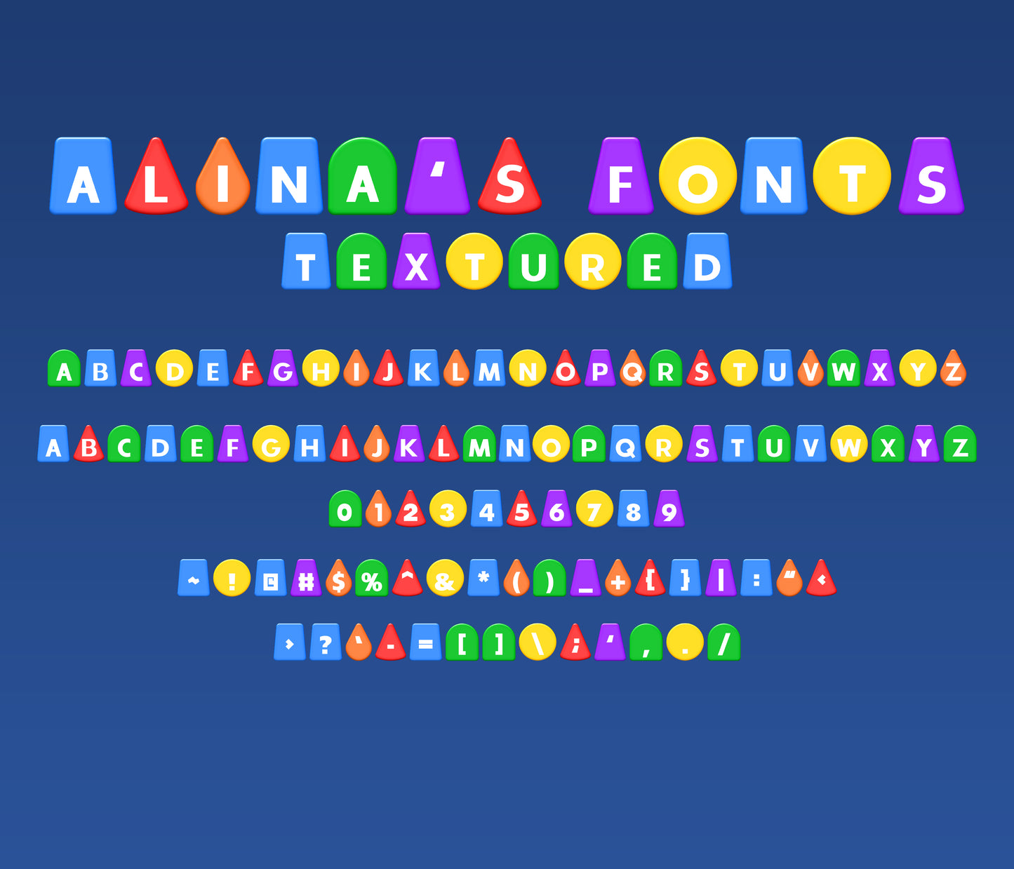 ColorBlox Font Textured – Alina's Fonts