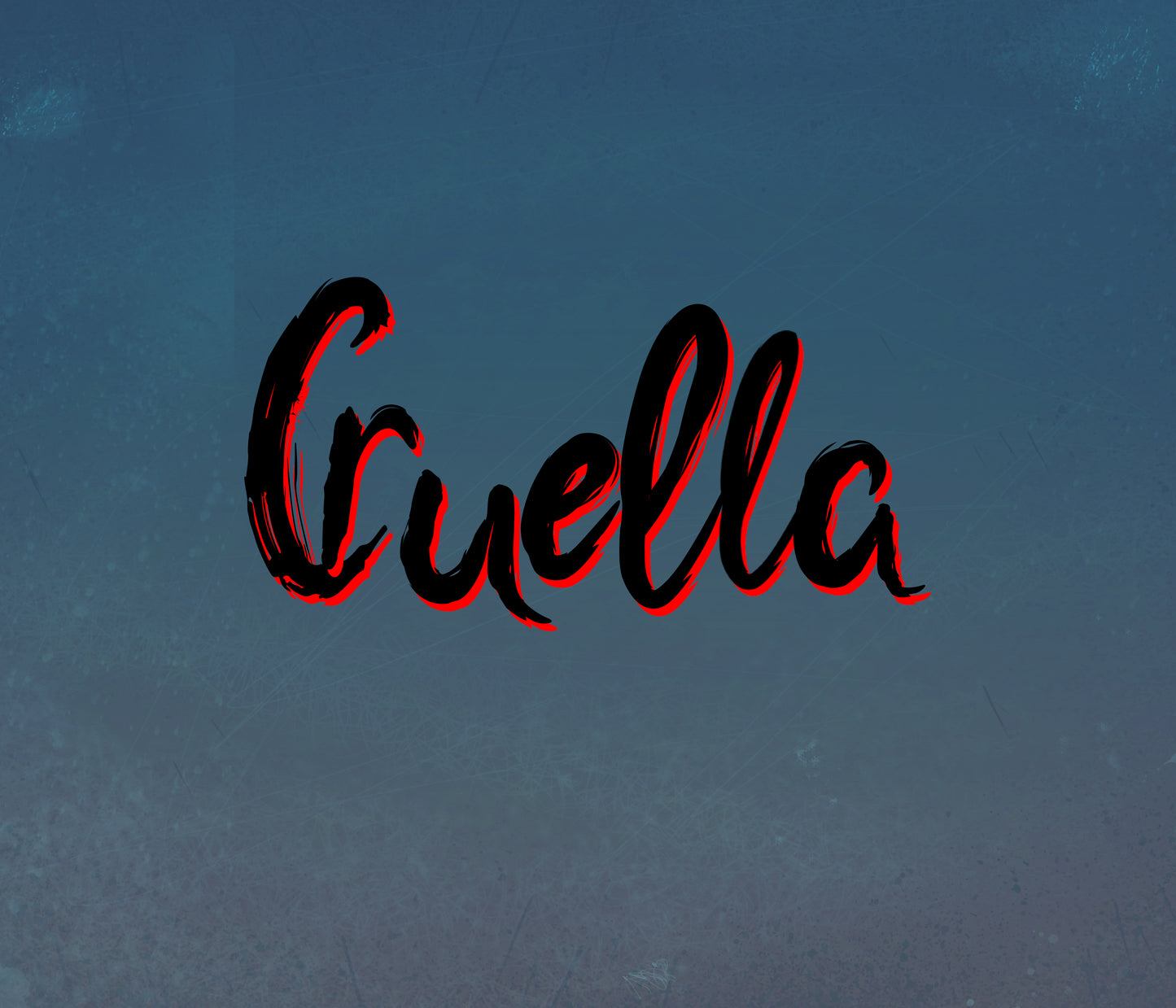 Cruella Font: A Font inspired by Cruella de Vil
