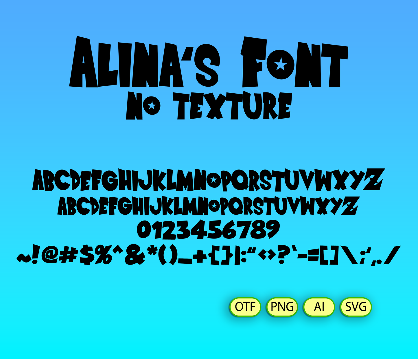 Epic Anime Font Textured Bundle