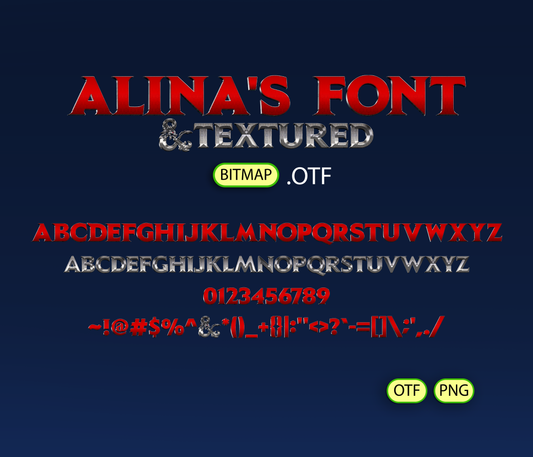 Fantasy Adventure Font Textured