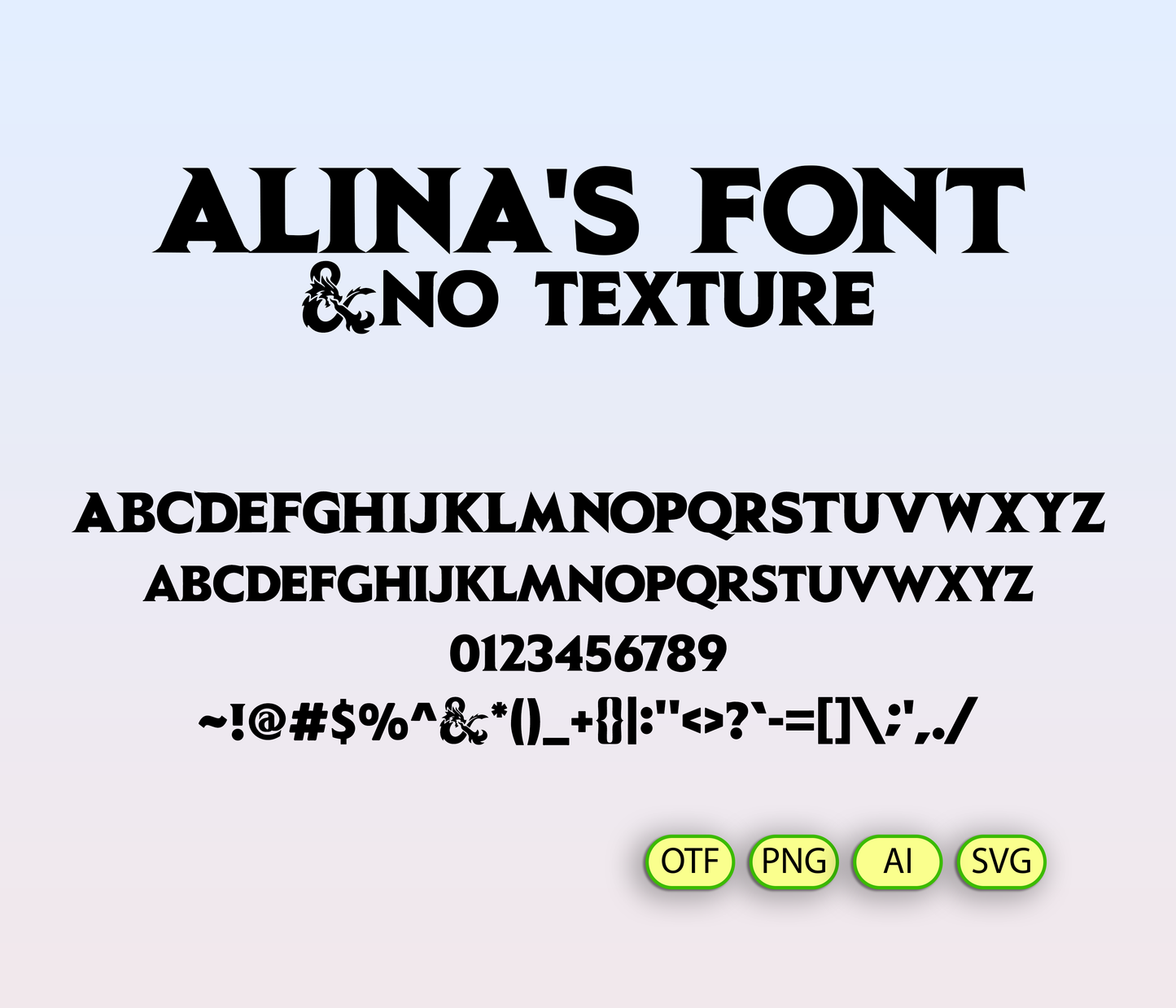 Epic Fantasy Font Textured