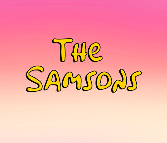 The Simpsons Inspired Textured Font