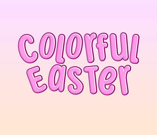 Easter Wonderland Textured Font