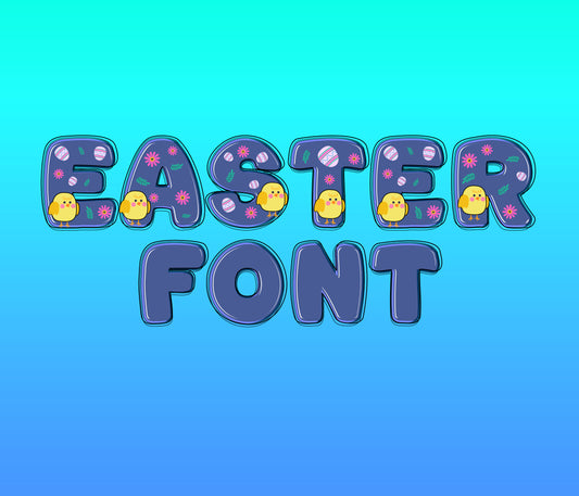 Springtime Texture Typeface Easter Color Pattern