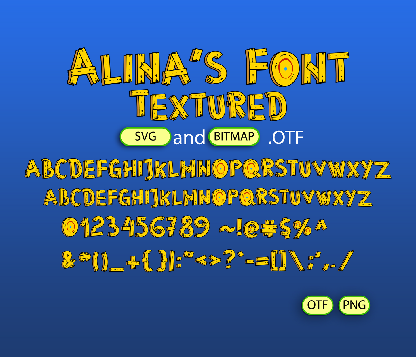 Childhood Fun with the Animated Trio Font Textured Bundle