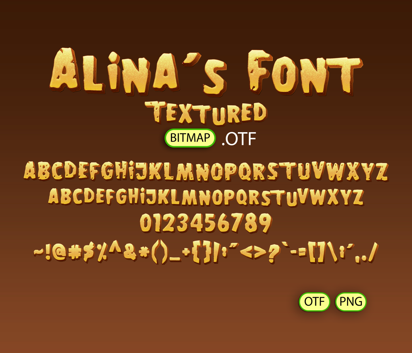 Caveman Comics Font Textured Bundle