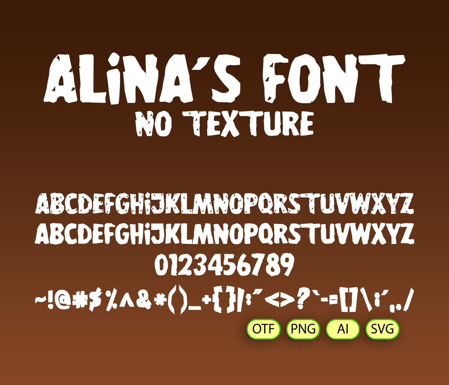 Stone Age Fun Font Textured