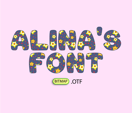 Flower Pattern Font