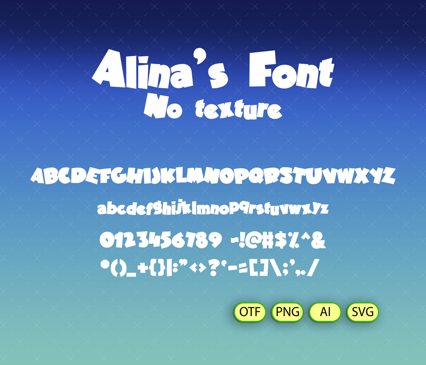 Lasagna Cat Font Textured