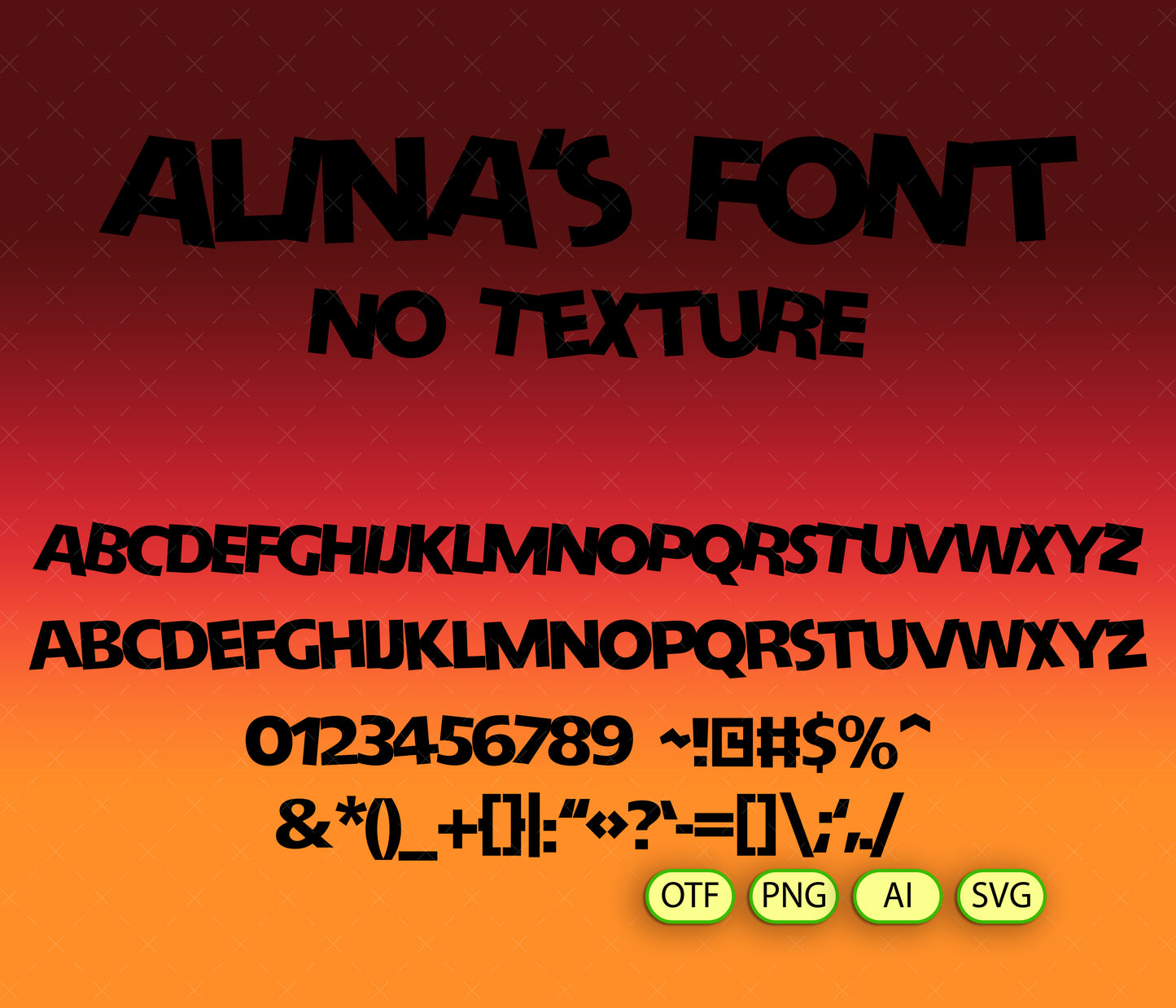 Toon Time Font Textured