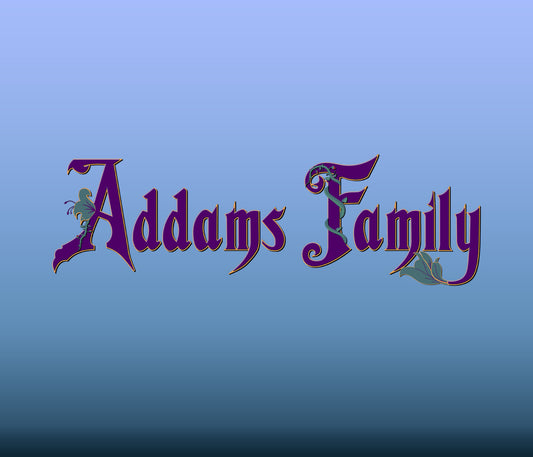 The Addams Family-Inspired Typeface