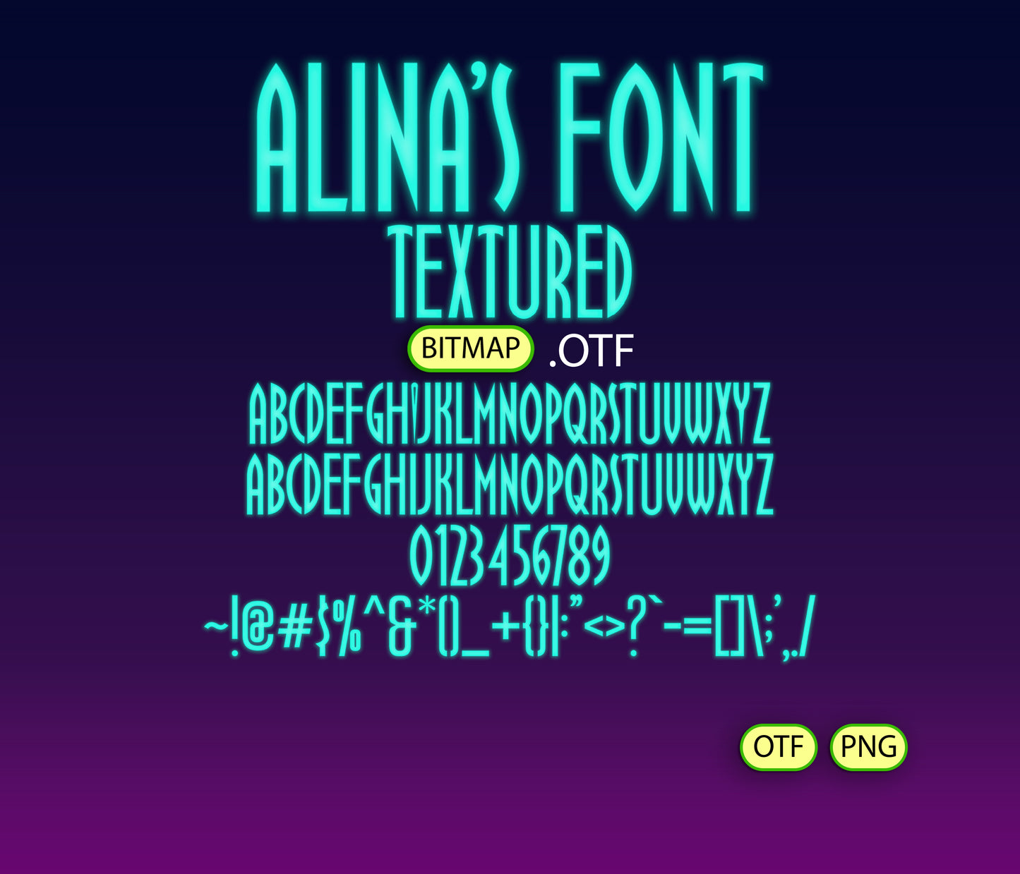 Fantasia Monster Font Textured