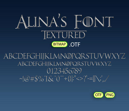 Kingdoms Font Textured