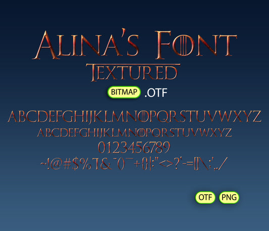 Westeros Font Textured