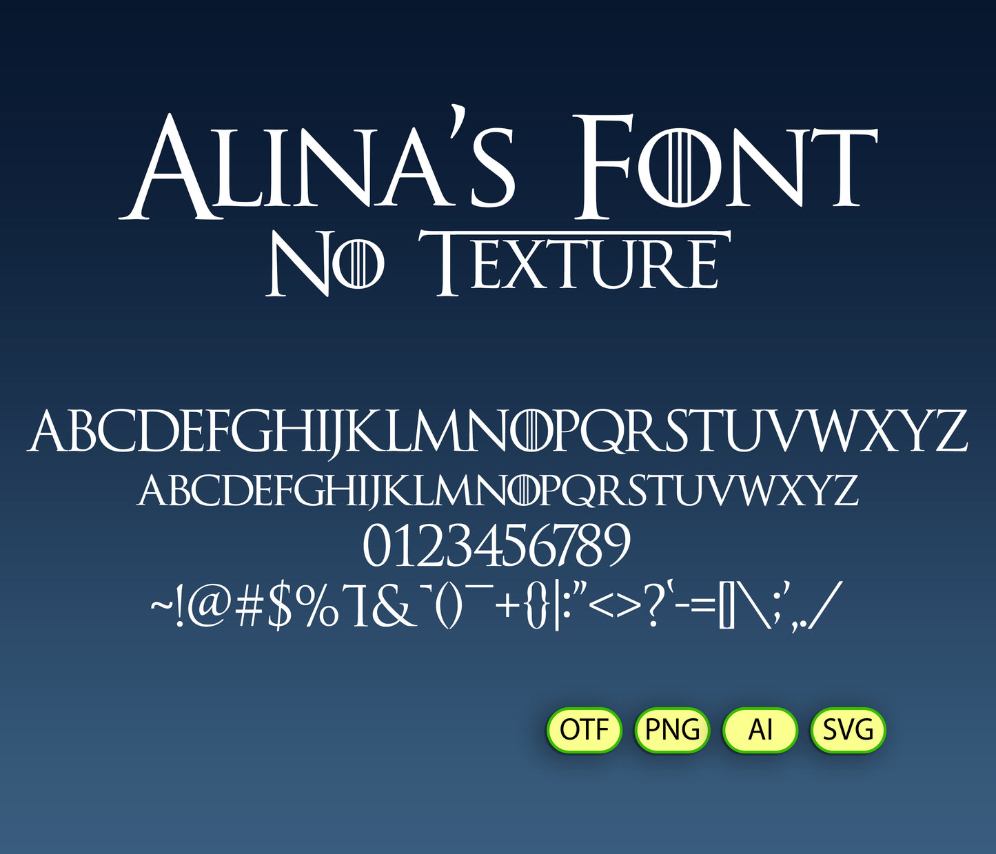 Kingdoms of Thrones Font