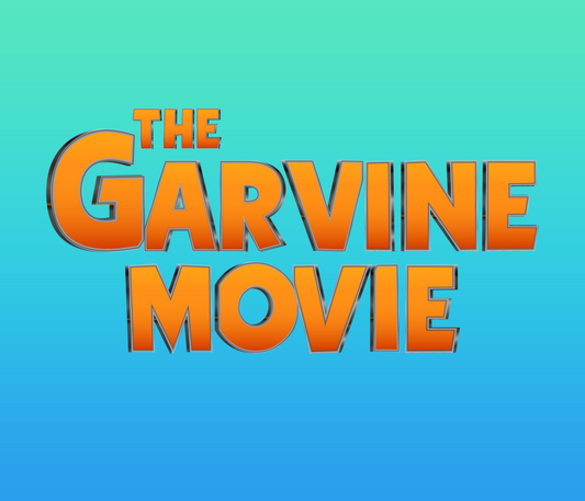 The Garfield Movie 2024 Textured Font