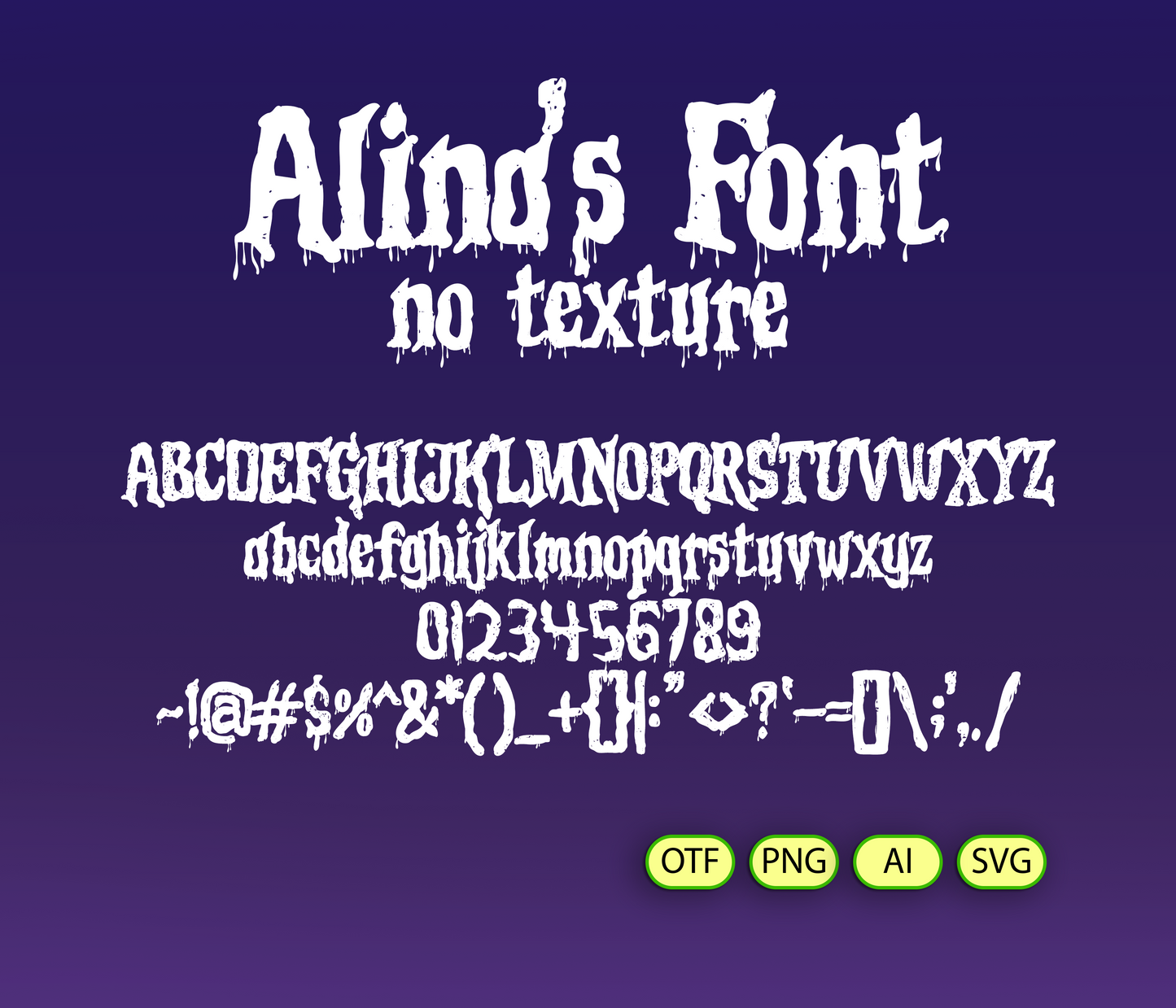 Eerie Bookworm Fright Font Textured