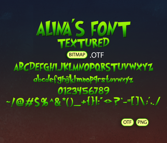 The Whimsical Grump Font Textured