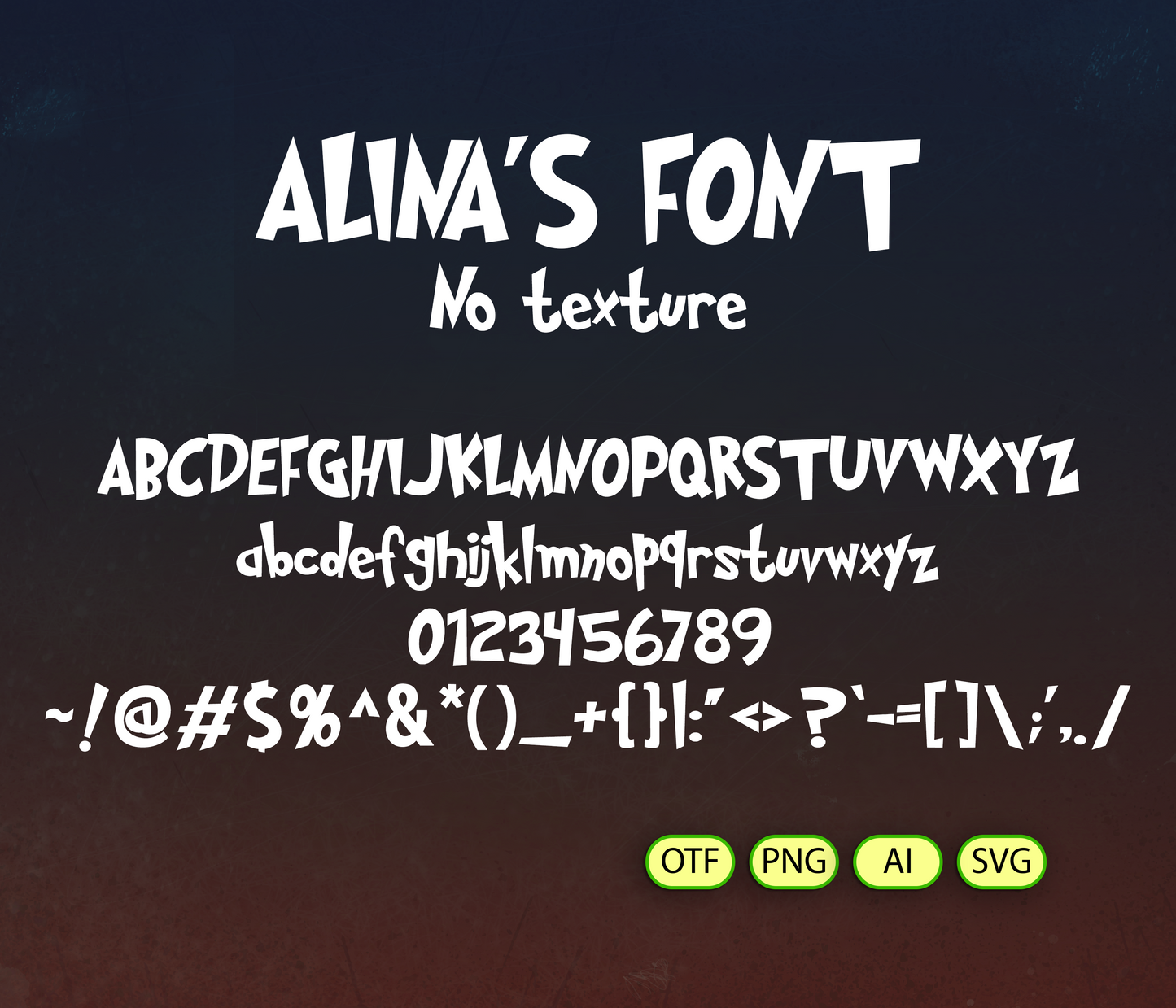 The Whimsical Grump Font Textured