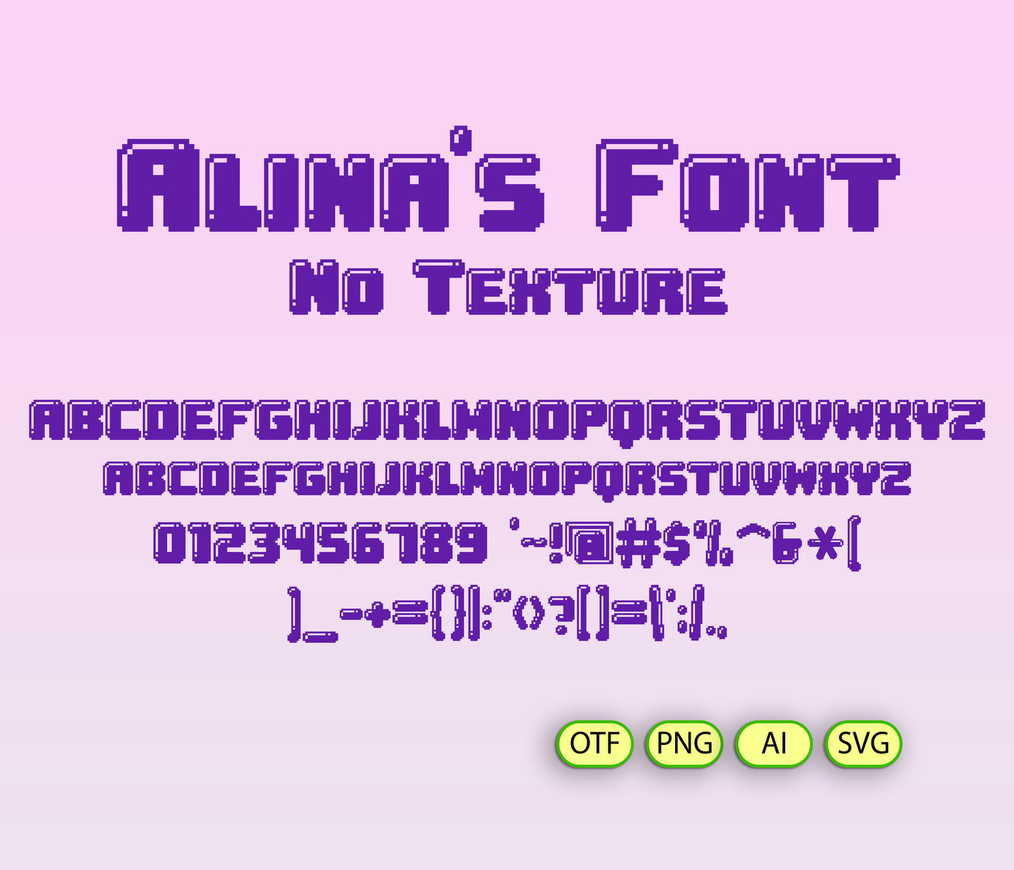 Colorful Cartoon World Font Textured