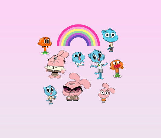 Gumball Free Stickers