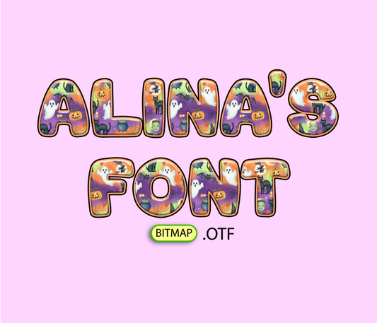 Adorable Specters Pattern Font