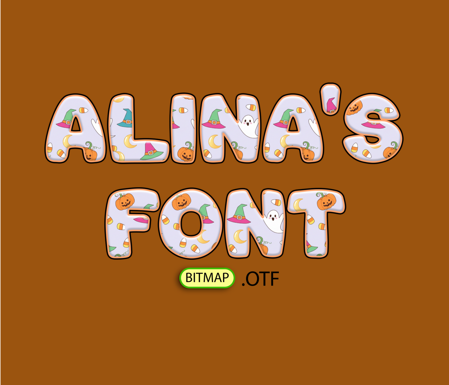 Wicked Halloween Fun Pattern Font