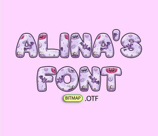 Pumpkin Glow Halloween Pattern Font