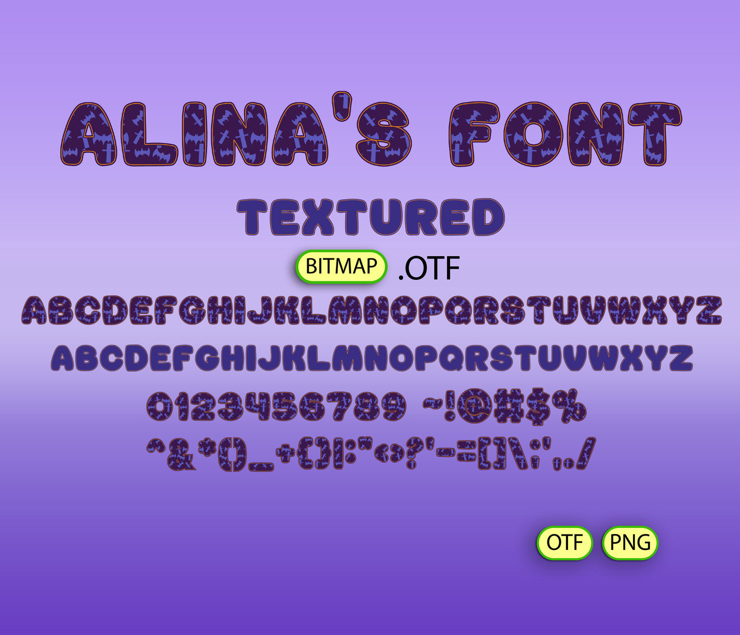 Halloween Color Pattern Fonts Textured Big Bundle