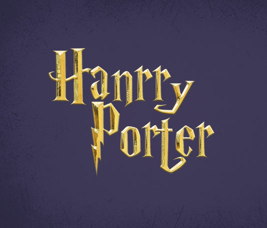 Harry Potter And The Cursed Child Textured Font