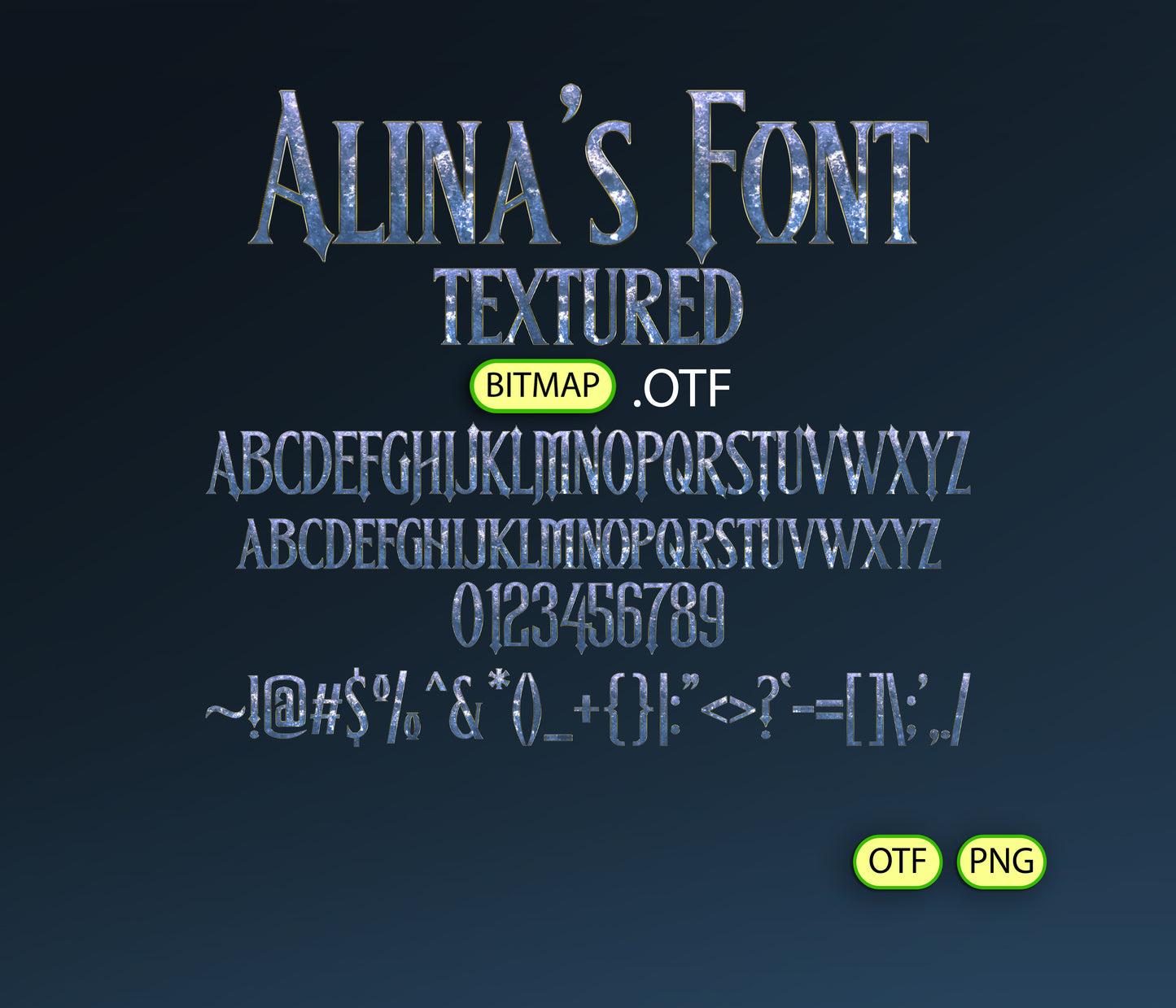 Eerie Manor Font Textured