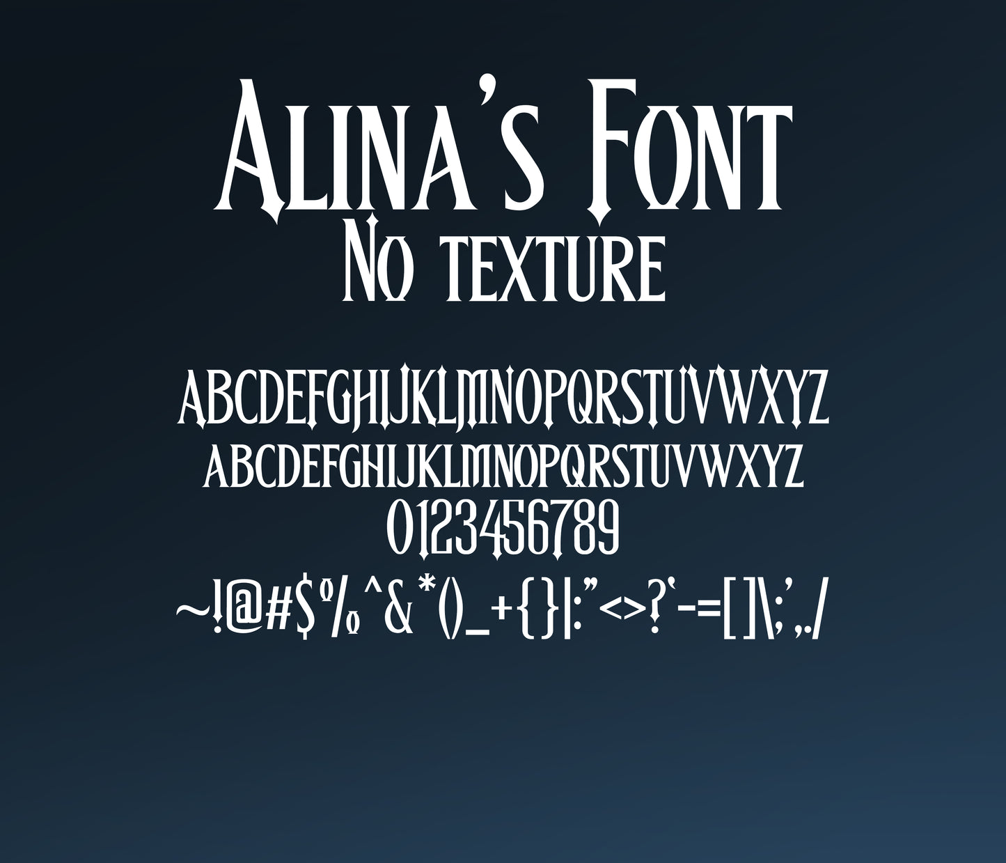 Haunted Mansion Textured Font