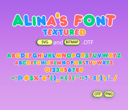 Playful Pals Font Textured