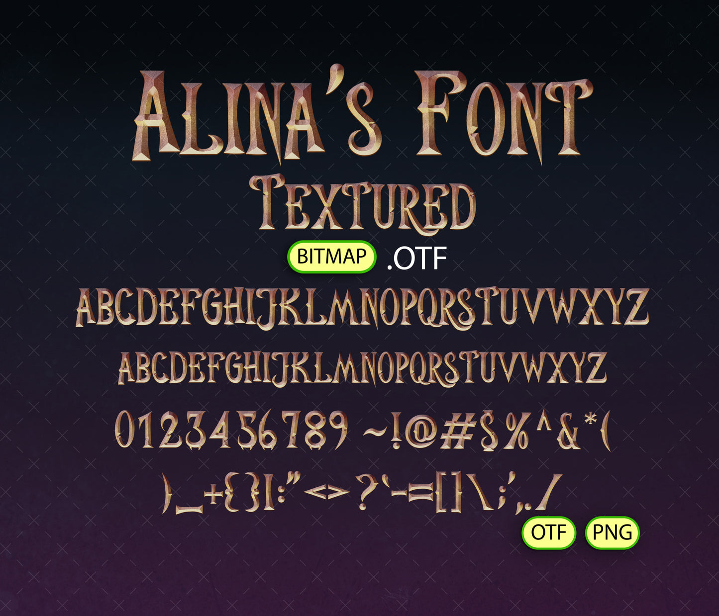 Monster Resort Font Textured