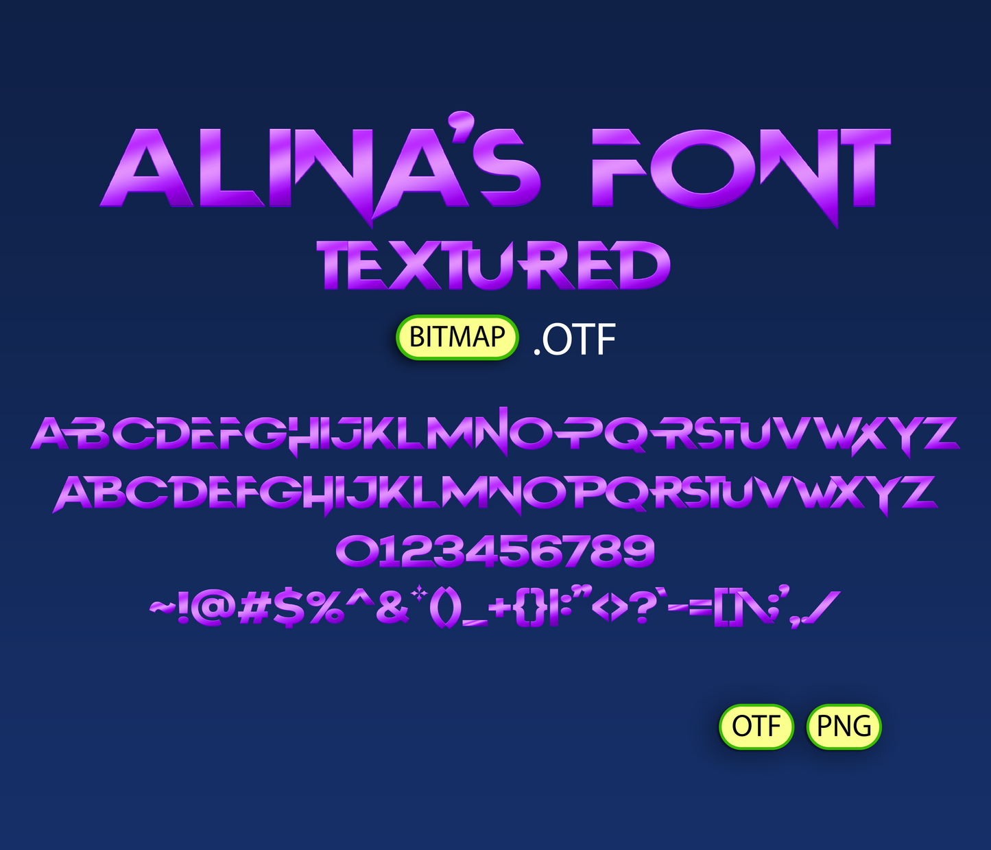 Cyber Huntrix Font Textured