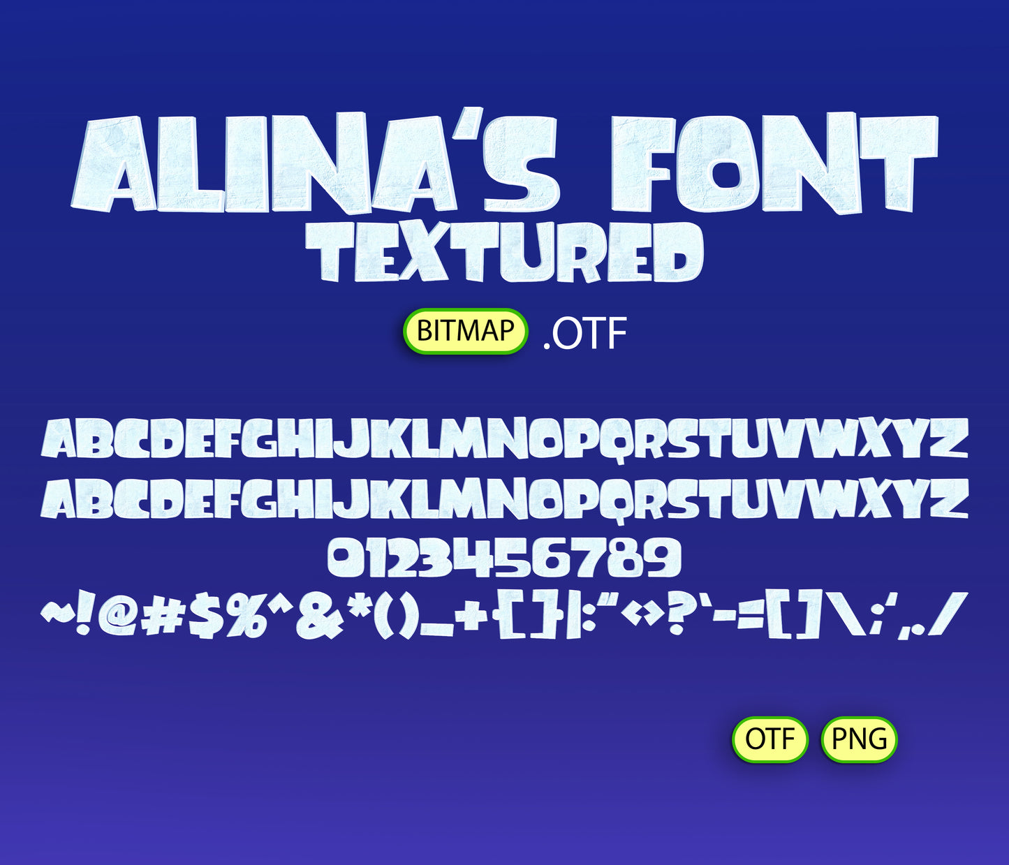 Frost Era Font Textured