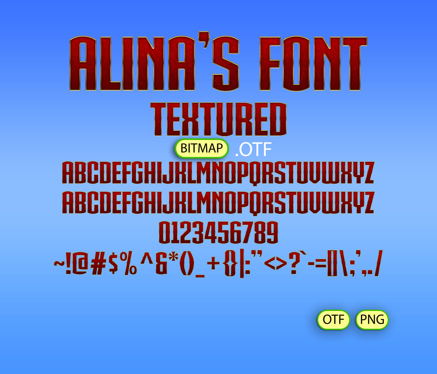 Tech Hero Font Textured