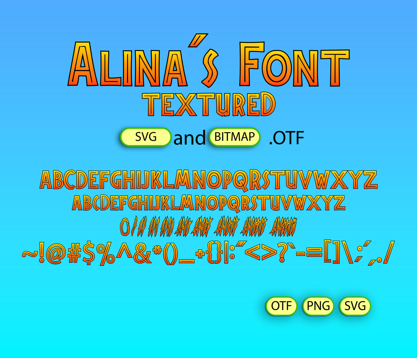 Prehistoric Adventure Font Textured