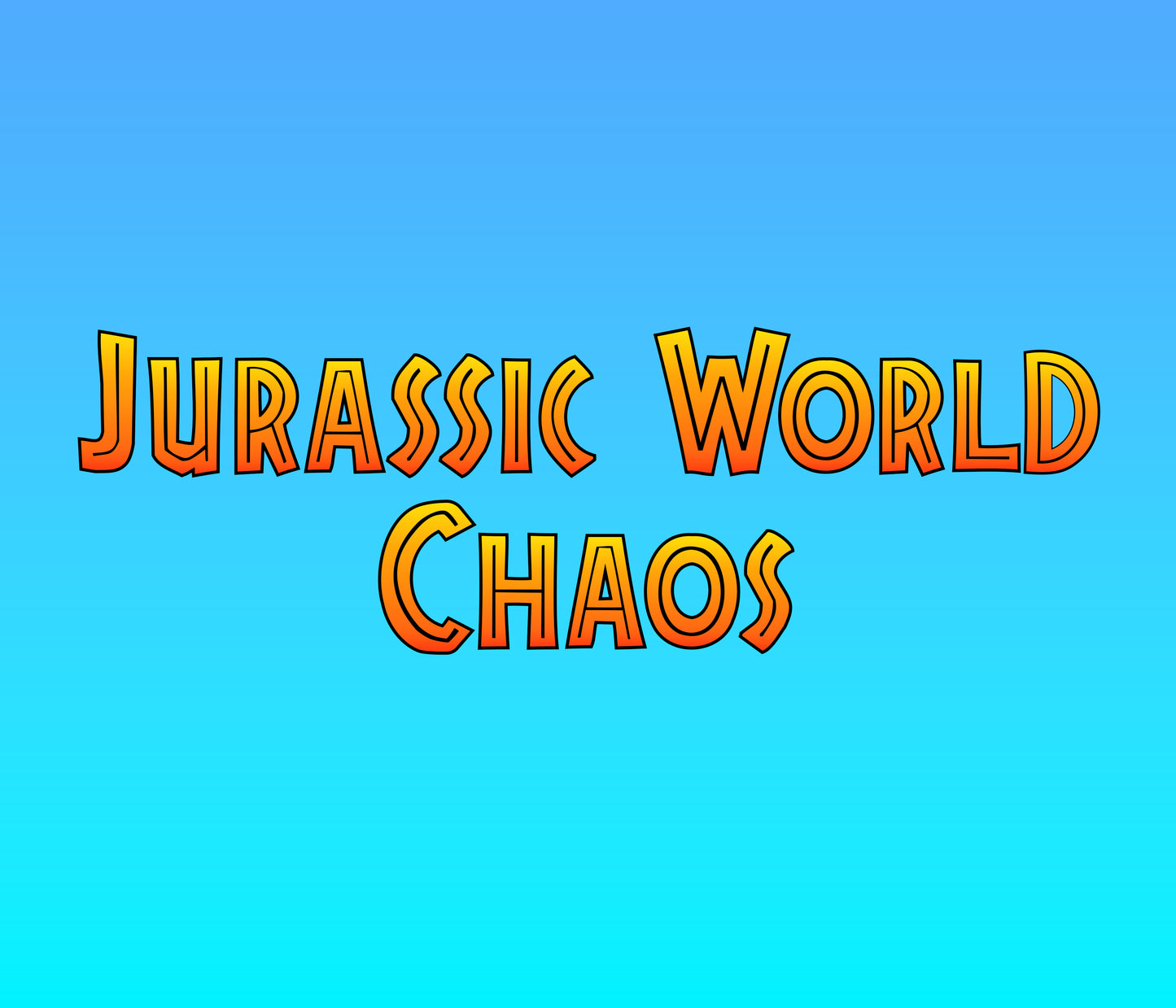 Jurassic World: Chaos Theory Textured Font