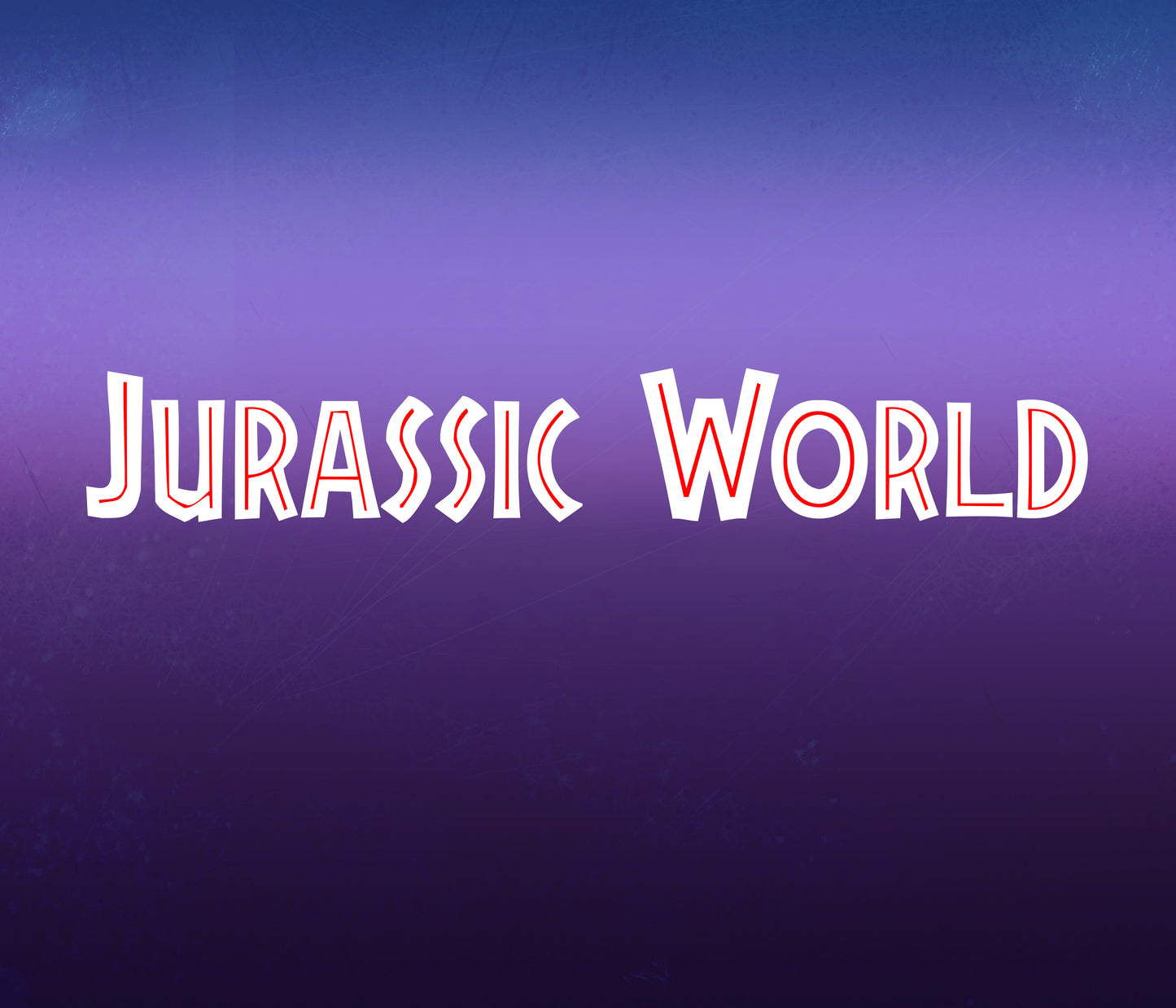 Jurassic World Textured Font