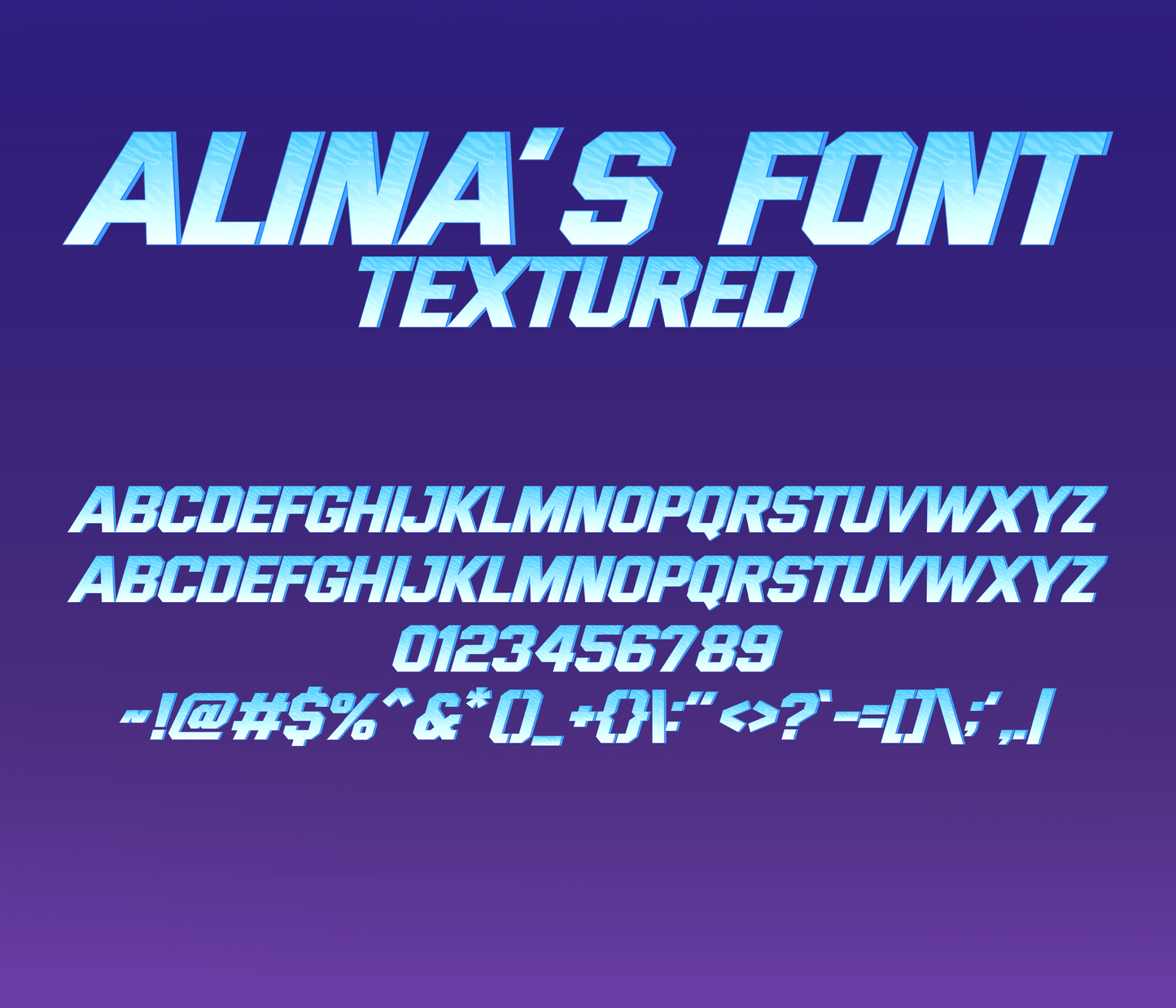 Multiverse Heroes Font Textured