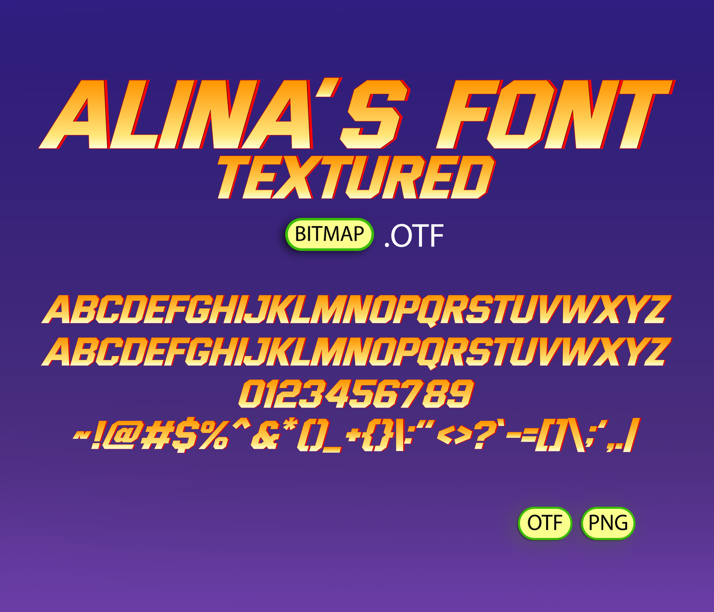 Epic Heroes Font Textured