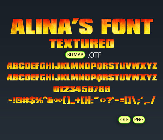 Primal Titan Font Textured