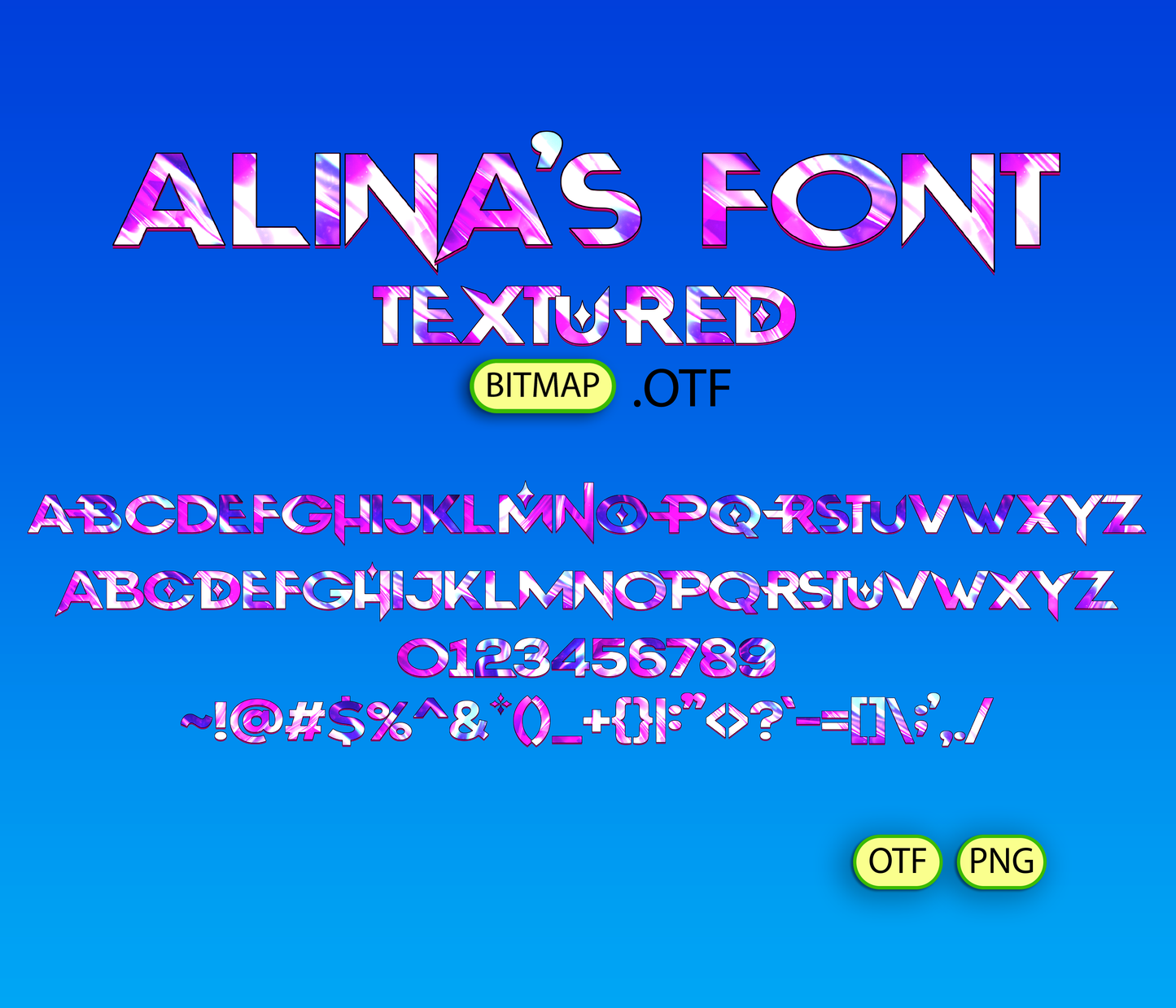 Idol Exorcists Font Textured