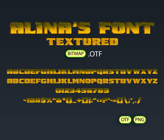 Panda Warrior Font Textured