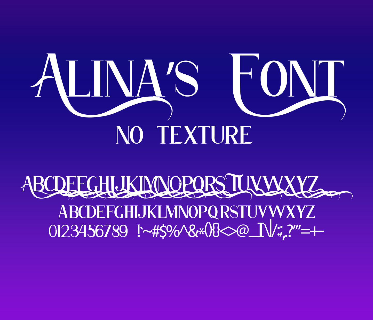 Little Mermaid Waves: Alina's Textured Font for Sea-Inspired Crafts