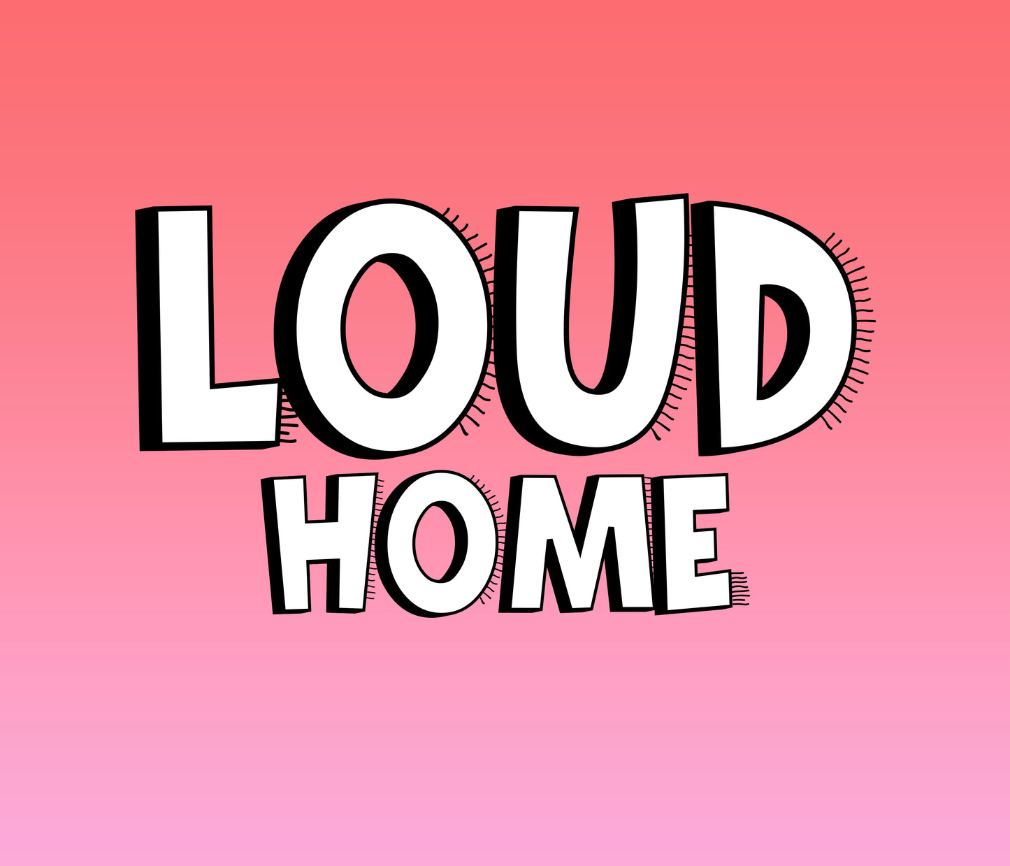 The Loud House Textured Font