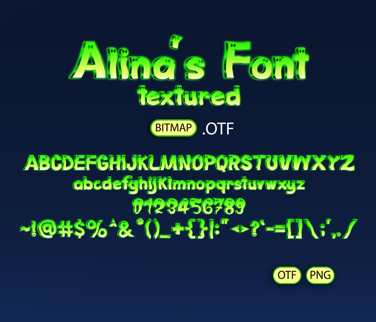 Ghostly Gamer's Delight Font Textured