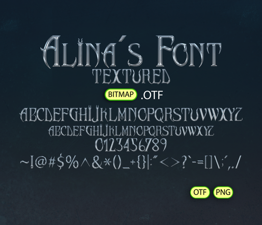 Enchanted Villainess Font Textured